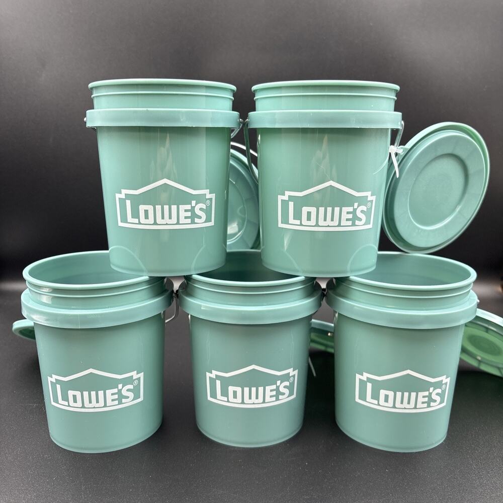 Teal Lowe’s Mini Bucket Lot of 5 NEW 2026 EASTER RELEASE TIKTOK VIRAL